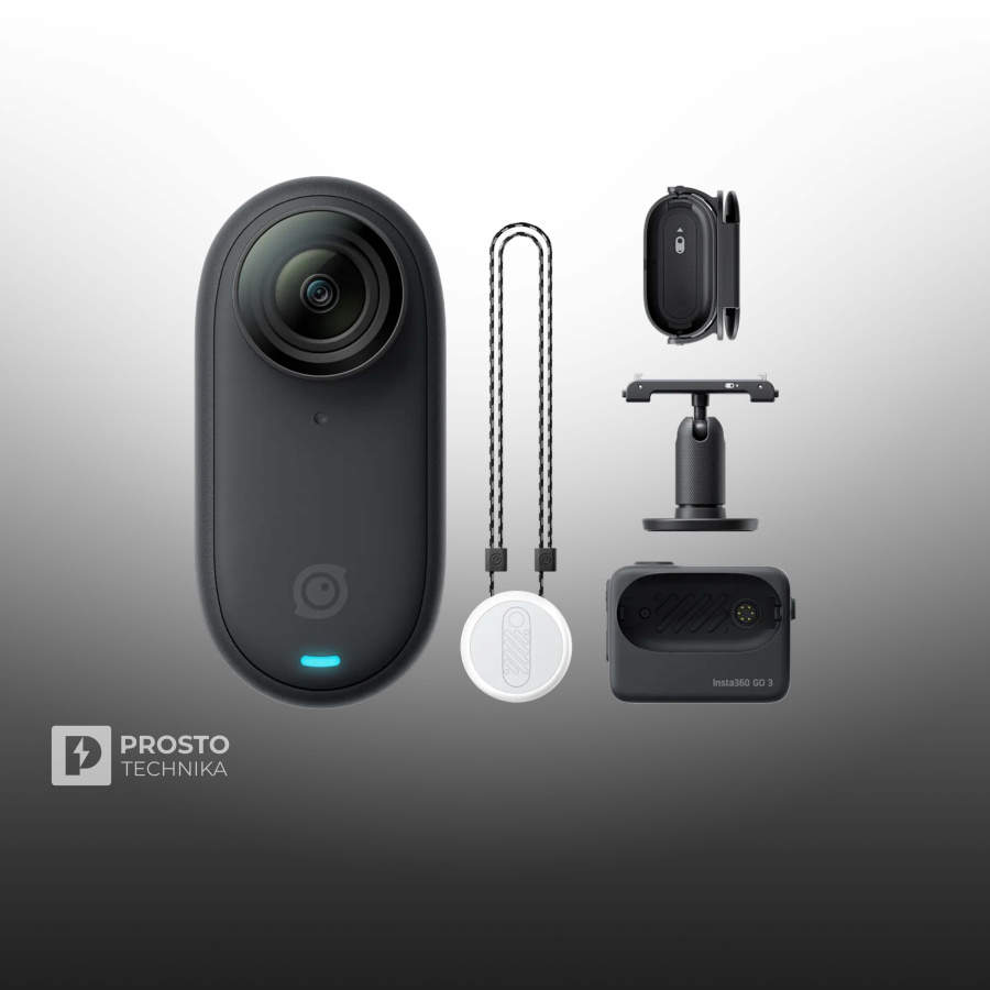 Экшн-камера Insta360 GO 3S 128Gb Black